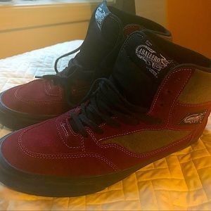 Authentic VANS Full-Cab 50th Anniversary Burgundy/Gray Croc sz. 11 *EUC RARE